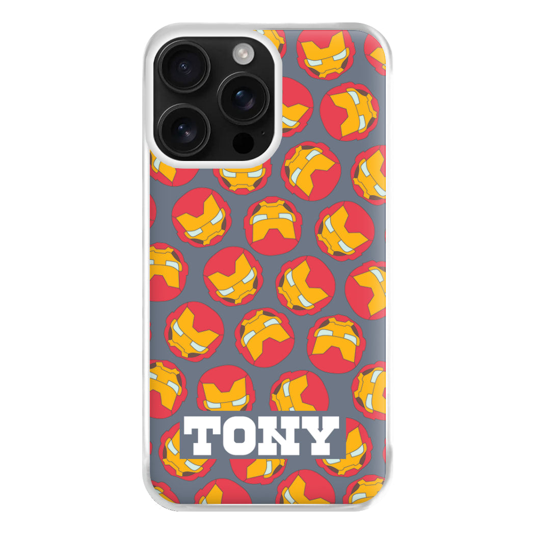 Iron Man - Personalised Superhero Comic Phone Case