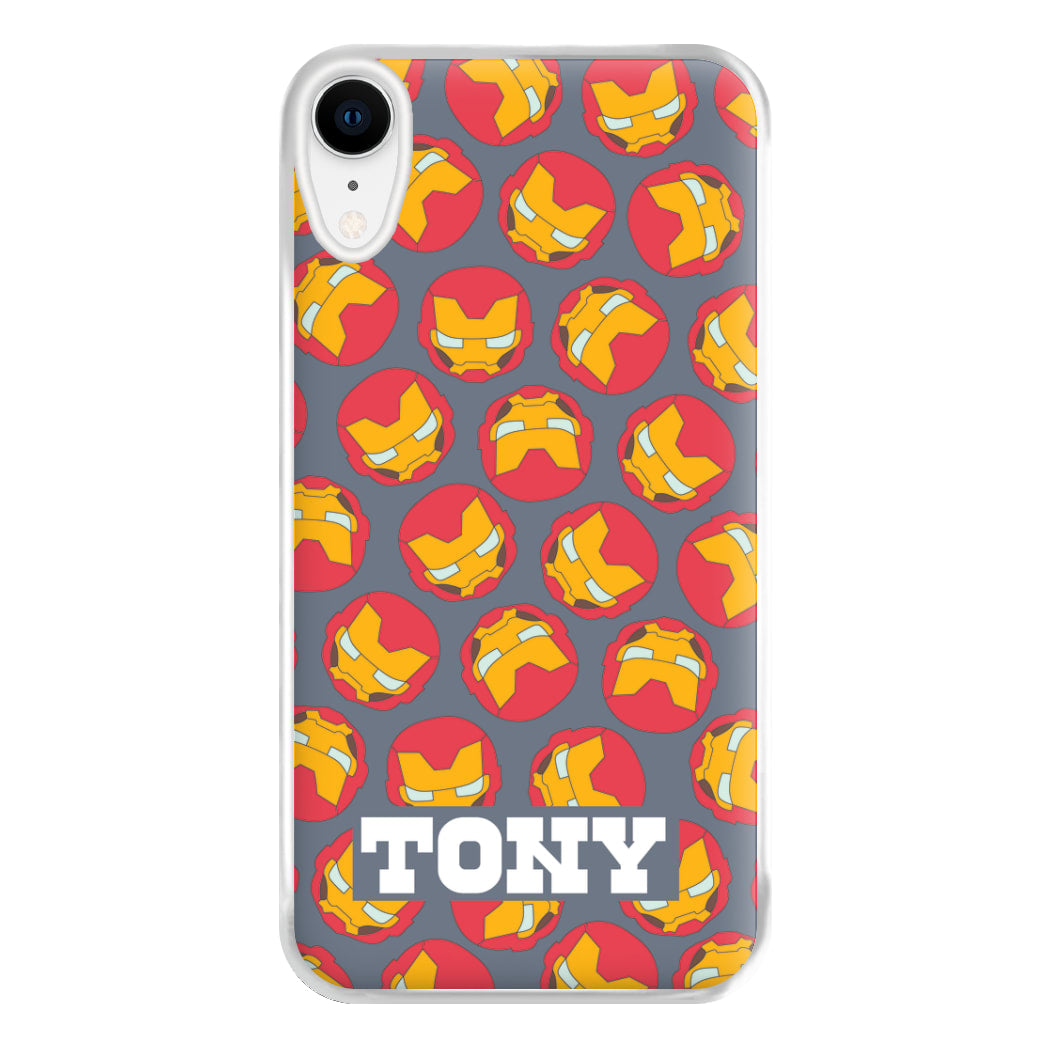 Iron Man - Personalised Superhero Comic Phone Case for iPhone XR