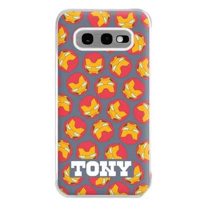 Iron Man - Personalised Superhero Comic Phone Case for Galaxy S10e