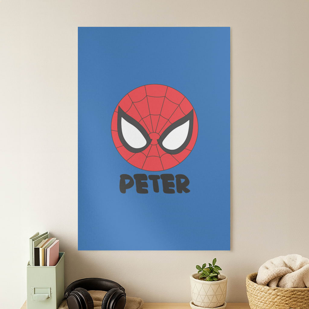 SpiderMan - Personalised Superhero Comic Poster