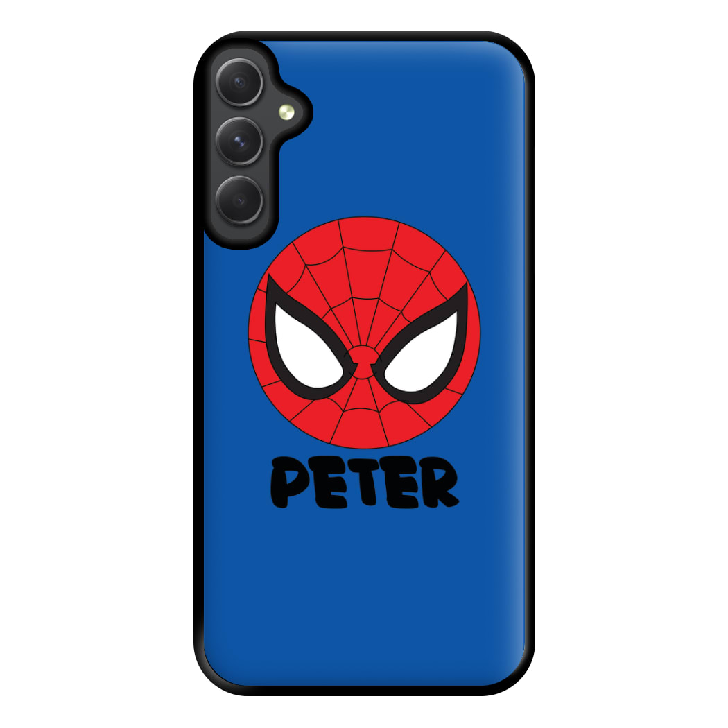 SpiderMan - Personalised Superhero Comic Phone Case for Galaxy A54