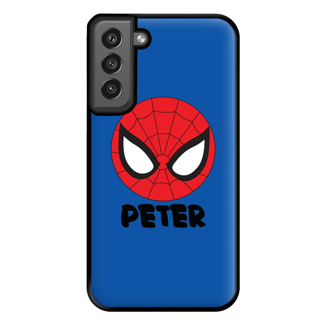 SpiderMan - Personalised Superhero Comic Phone Case for Galaxy S21FE