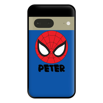 SpiderMan - Personalised Superhero Comic Phone Case for Google Pixel 7a