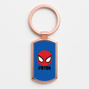 SpiderMan - Personalised Superhero Comic Luxury Keyring 4