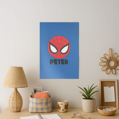 SpiderMan - Personalised Superhero Comic Art Print