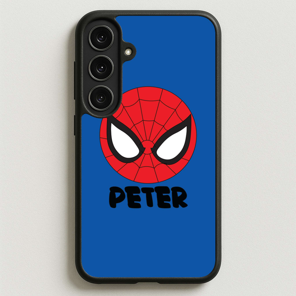 SpiderMan - Personalised Superhero Comic Phone Case for Galaxy S25FE