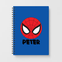 SpiderMan - Personalised Superhero Comic Notebook