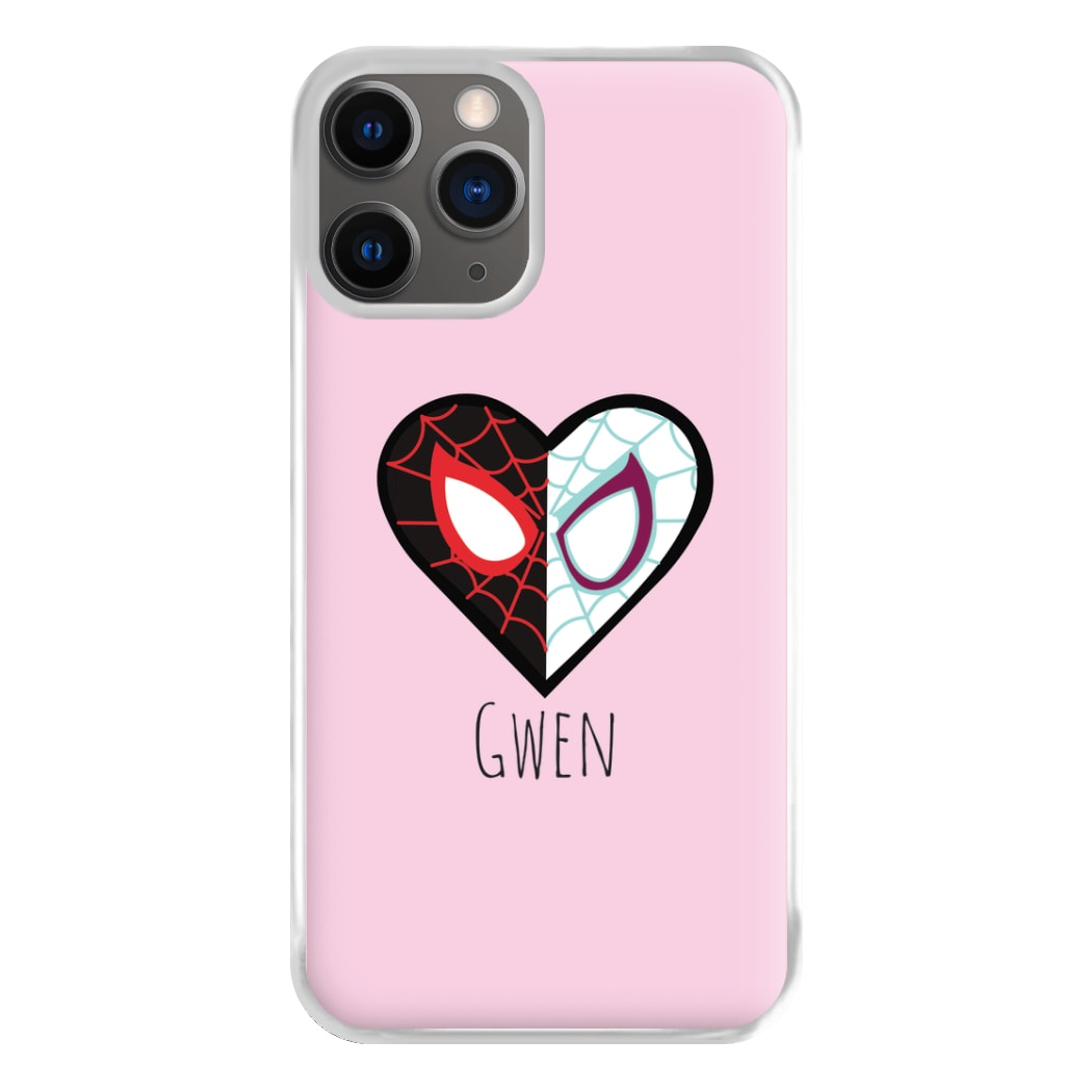 Gwen And SpiderMan - Personalised Superhero Comic Phone Case for iPhone 12 Pro Max