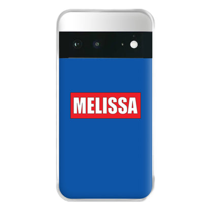 Red And Blue - Personalised Superhero Comic Phone Case for Google Pixel 6a