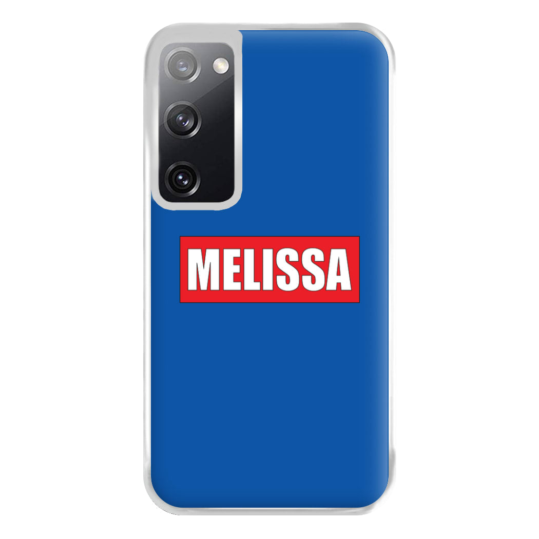 Red And Blue - Personalised Superhero Comic Phone Case for Galaxy S20