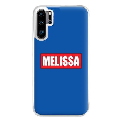 Red And Blue - Personalised Superhero Comic Phone Case for Huawei P30 Pro