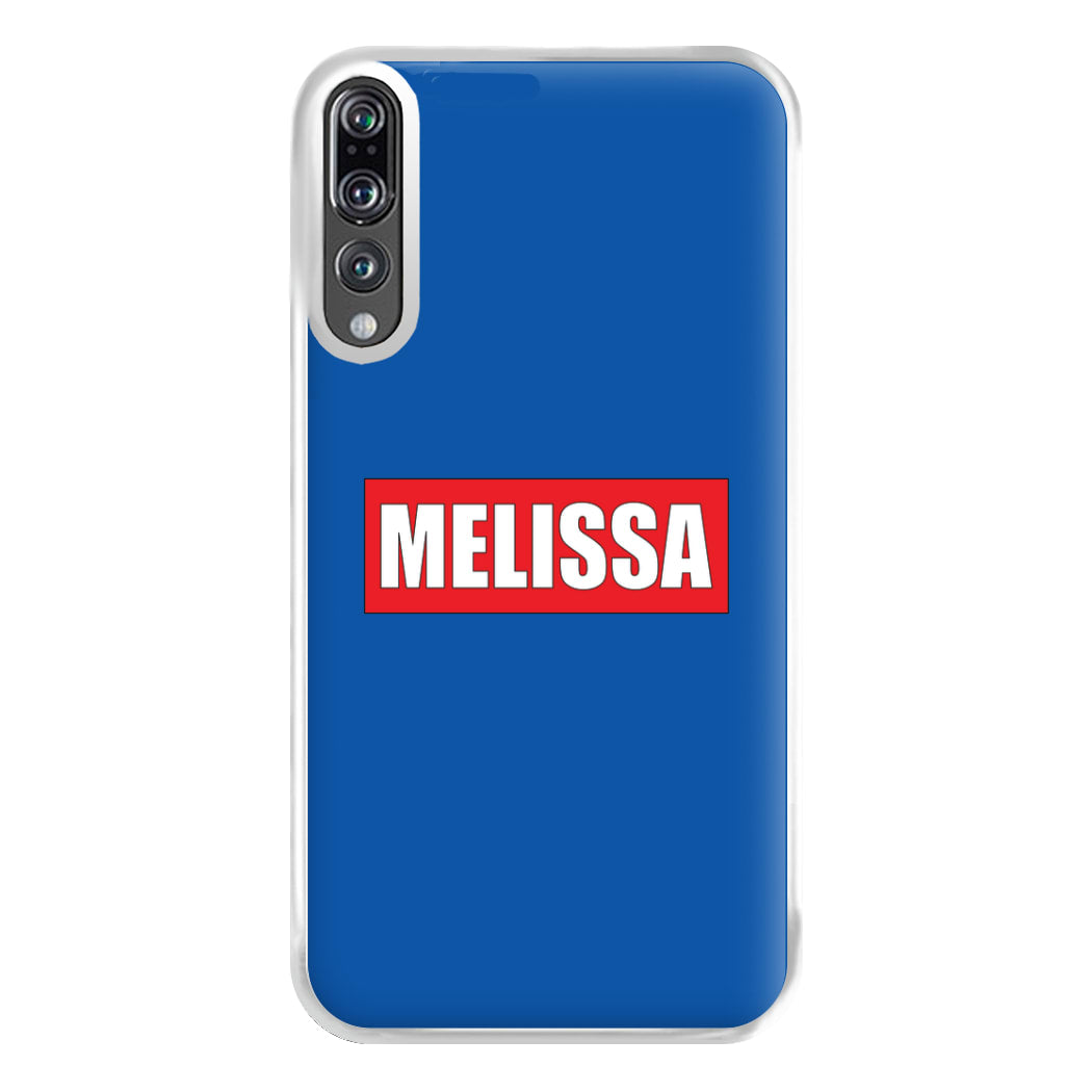 Red And Blue - Personalised Superhero Comic Phone Case for Huawei P20 Pro