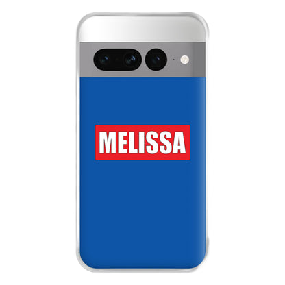 Red And Blue - Personalised Superhero Comic Phone Case for Google Pixel 7 Pro