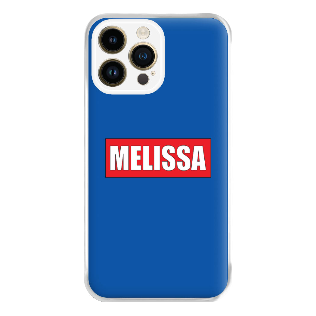 Red And Blue - Personalised Superhero Comic Phone Case for iPhone 14 Pro Max