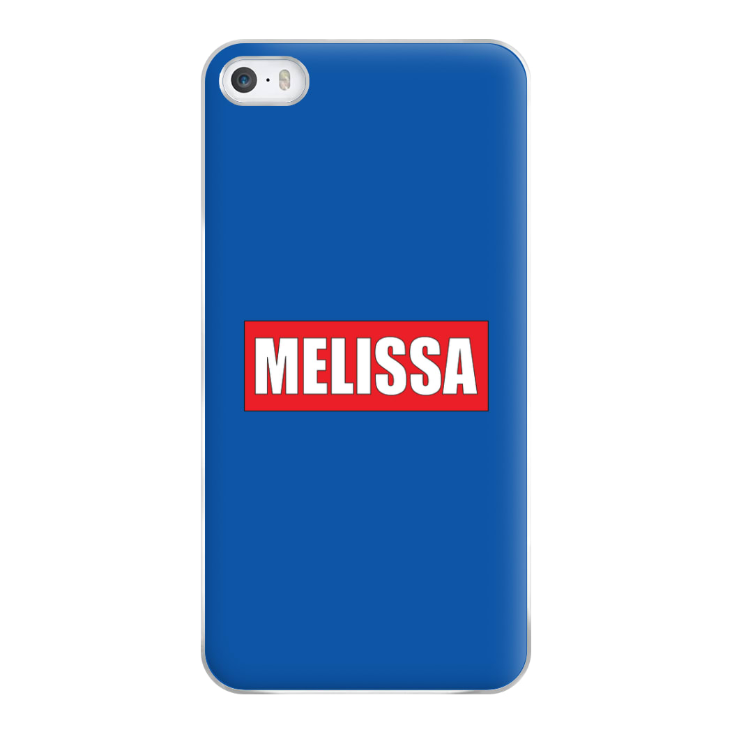 Red And Blue - Personalised Superhero Comic Phone Case for iPhone 5 / 5s / SE 2016