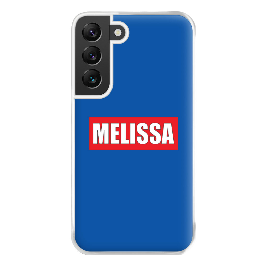 Red And Blue - Personalised Superhero Comic Phone Case for Galaxy S22 Plus