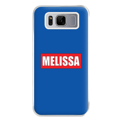 Red And Blue - Personalised Superhero Comic Phone Case for Galaxy S8 Plus