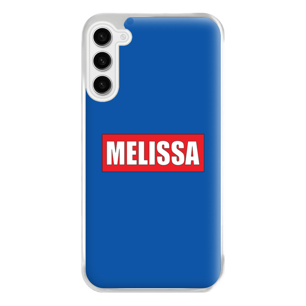 Red And Blue - Personalised Superhero Comic Phone Case for Galaxy S23FE