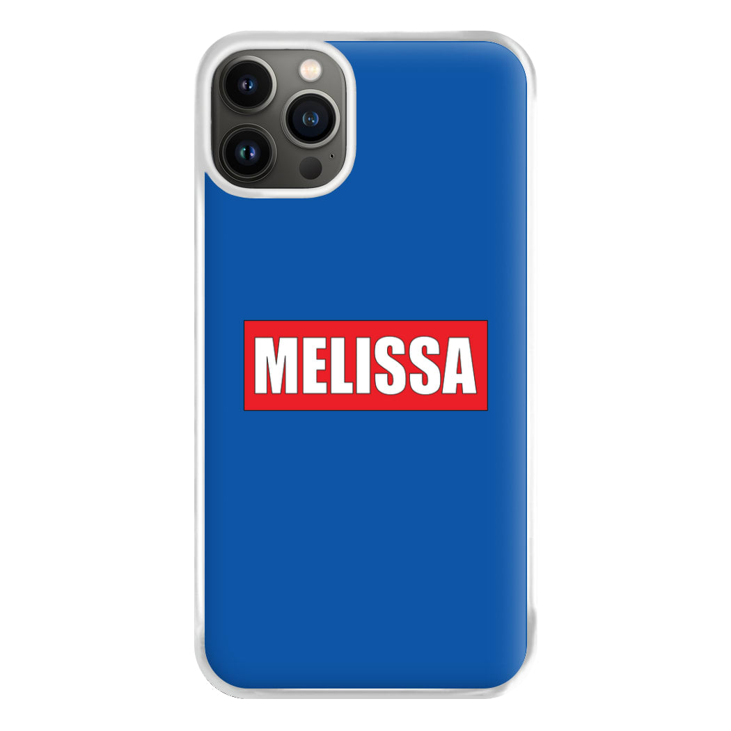 Red And Blue - Personalised Superhero Comic Phone Case for iPhone 13