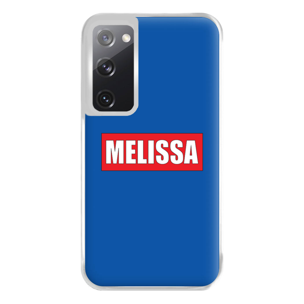 Red And Blue - Personalised Superhero Comic Phone Case for Galaxy S20FE