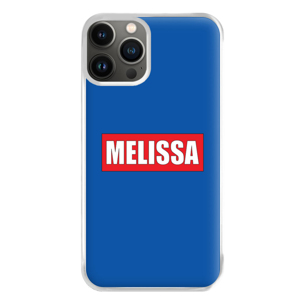 Red And Blue - Personalised Superhero Comic Phone Case for iPhone 13 Pro Max