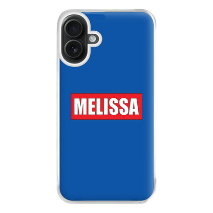 Red And Blue - Personalised Superhero Comic Phone Case for iPhone 16 Plus