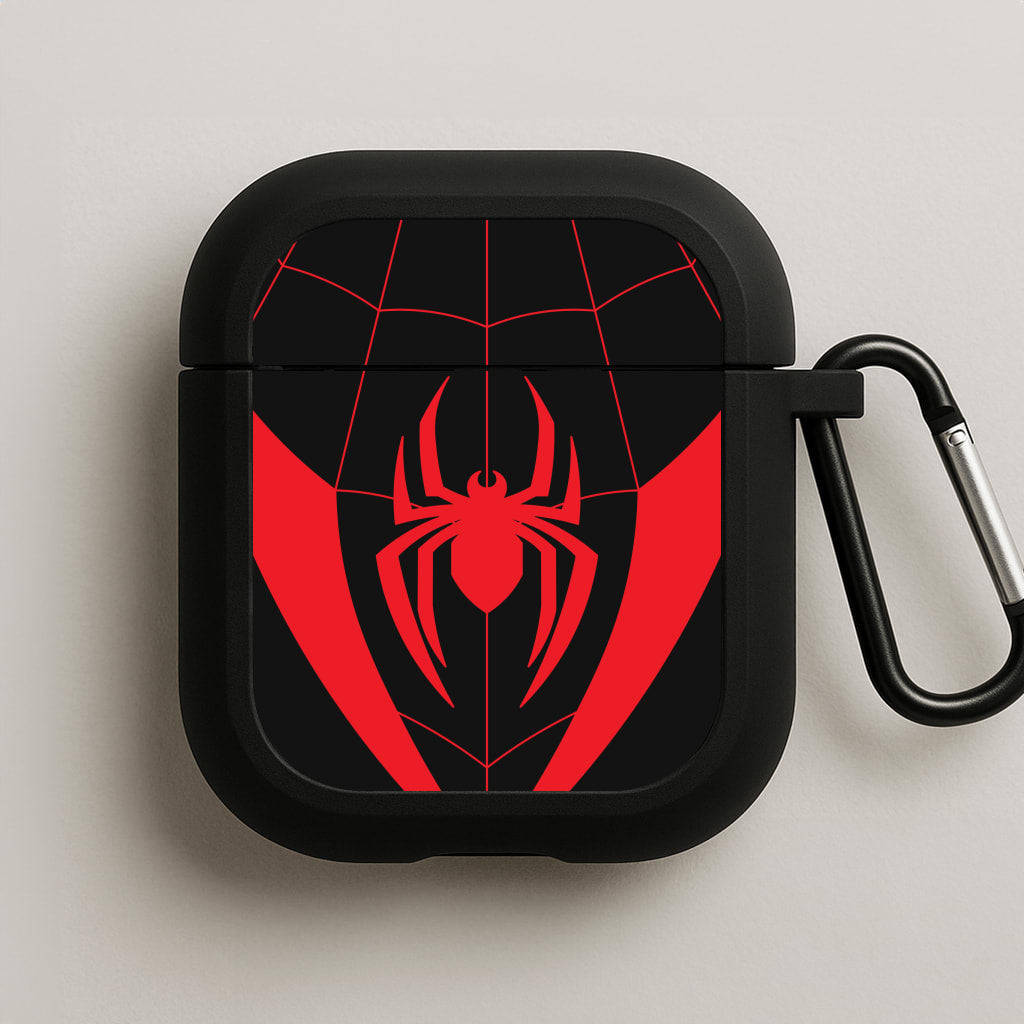 Red And Black Spider Costume  AirPods Case