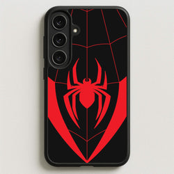 Red And Black Spider Costume Phone Case for Galaxy S25FE