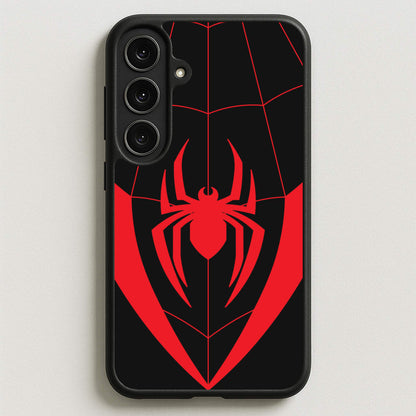 Red And Black Spider Costume Phone Case for Galaxy S25FE