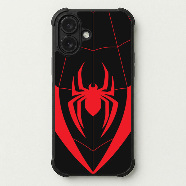 Red And Black Spider Costume Phone Case — Bumper case
