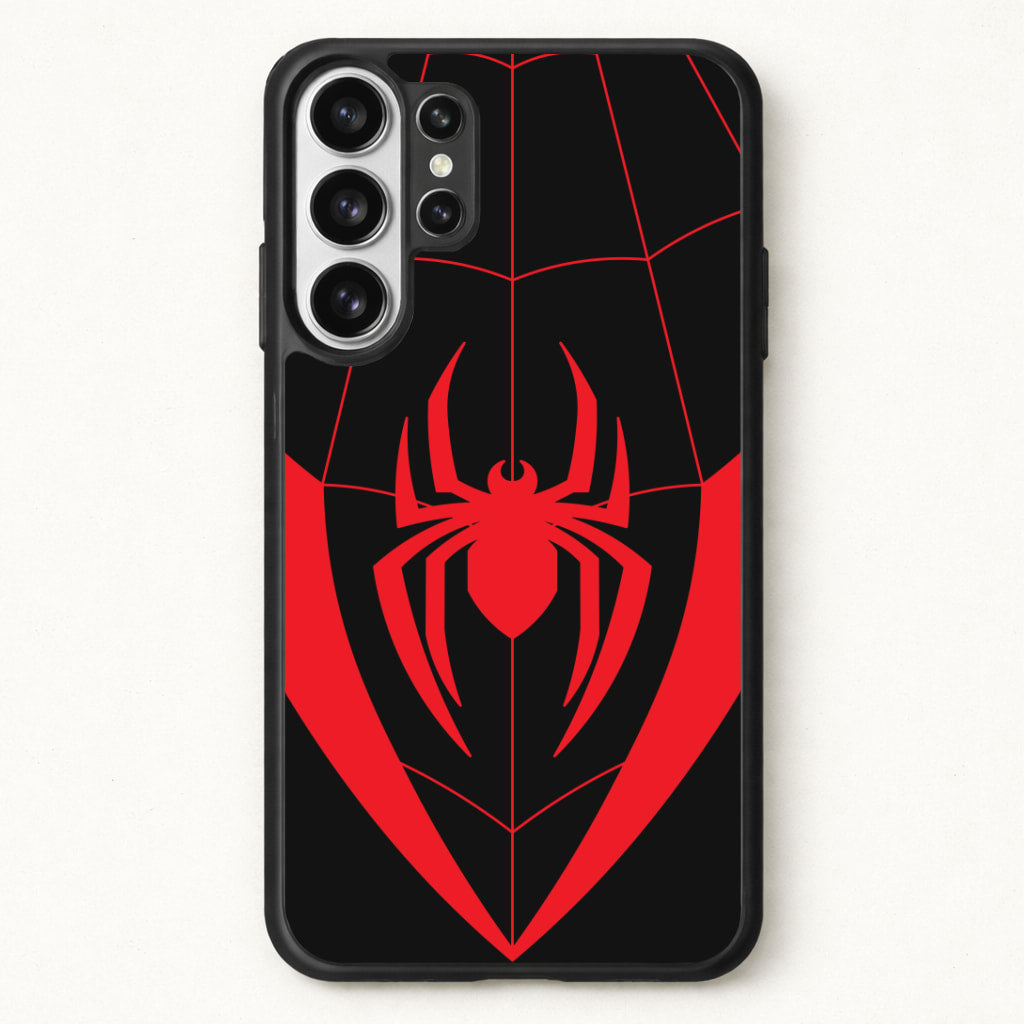 Red And Black Spider Costume Phone Case for Galaxy S26 Ultra