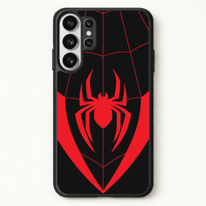 Red And Black Spider Costume Phone Case for Galaxy S26 Ultra
