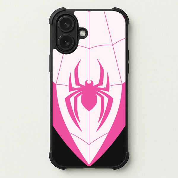 Pink And Black Spider Costume Phone Case — Bumper case