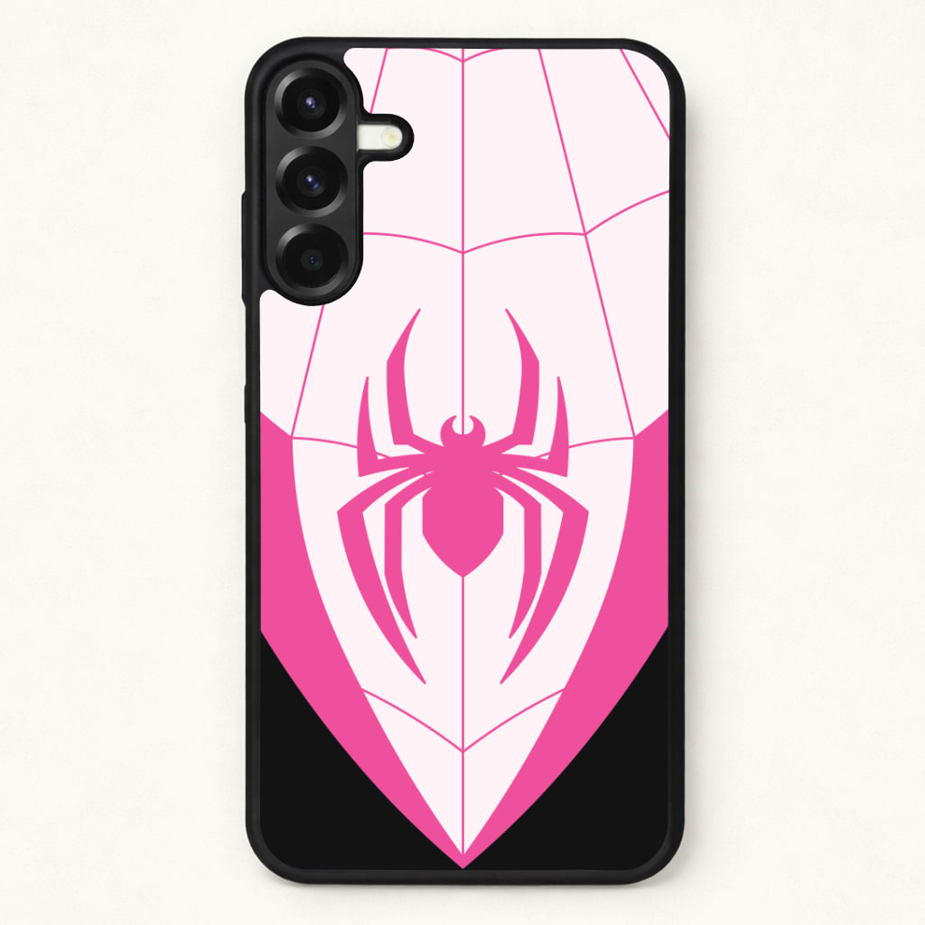 Pink And Black Spider Costume Phone Case for Galaxy A17