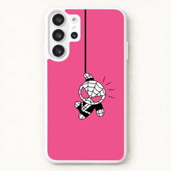 Pink Hanging Spider Hero Phone Case for Galaxy S26 Ultra