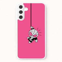 Pink Hanging Spider Hero Phone Case for Galaxy A37