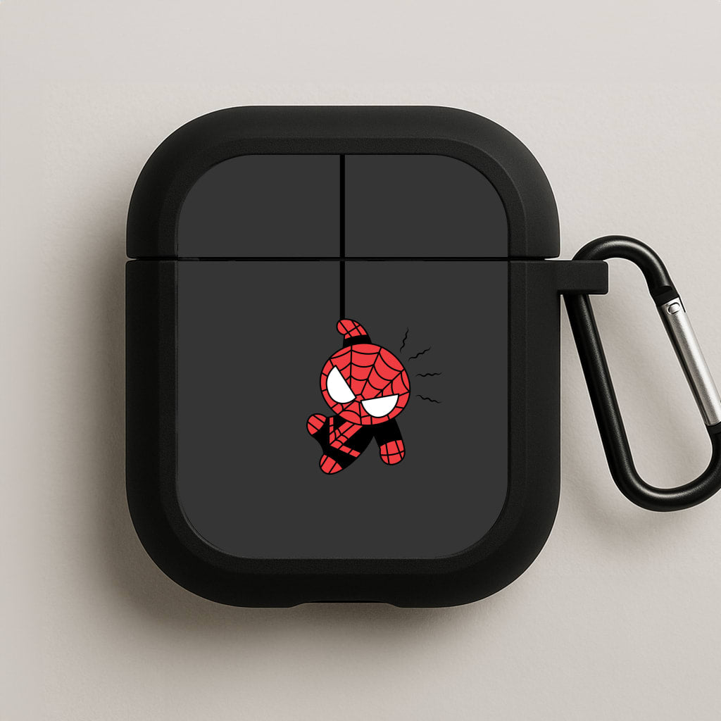 Gray Hanging Spider Hero AirPods Case