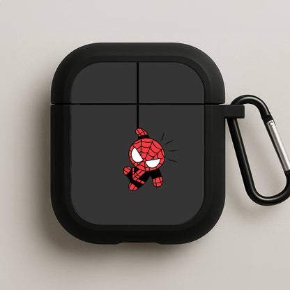 Gray Hanging Spider Hero AirPods Case