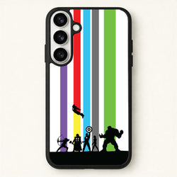 Superhero Team Silhouette Phone Case for Galaxy S26