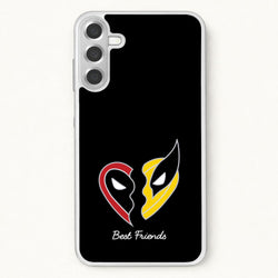 Superhero Best Friends Locket Phone Case for Galaxy A17