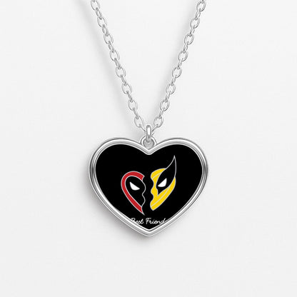 Superhero Best Friends Locket Necklace