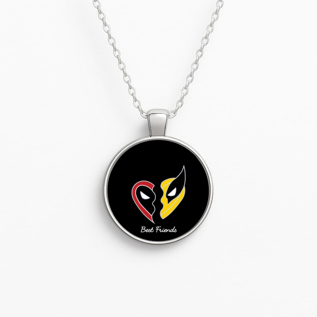 Superhero Best Friends Locket Necklace