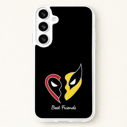 Superhero Best Friends Locket Phone Case for Galaxy S26