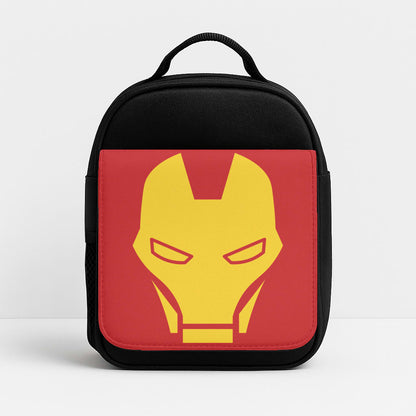 Red Robot Super Hero Face Lunchbox