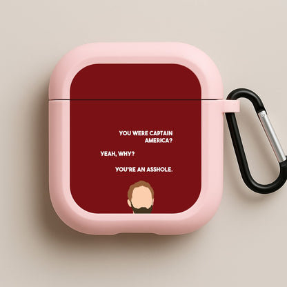 You're An Asshole Pink AirPods Case