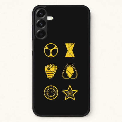 Antihero Symbols Phone Case for Galaxy A57