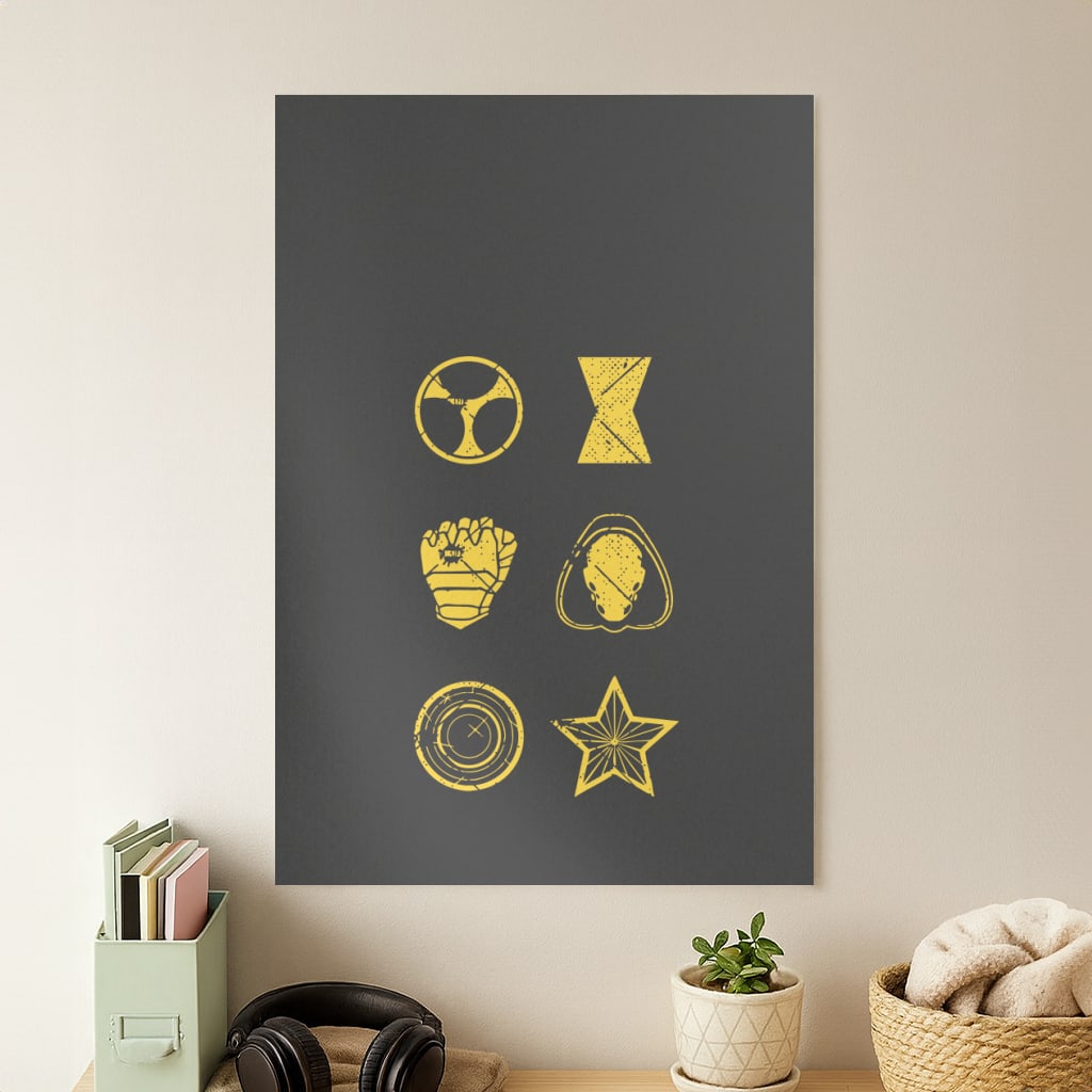 Antihero Symbols Poster