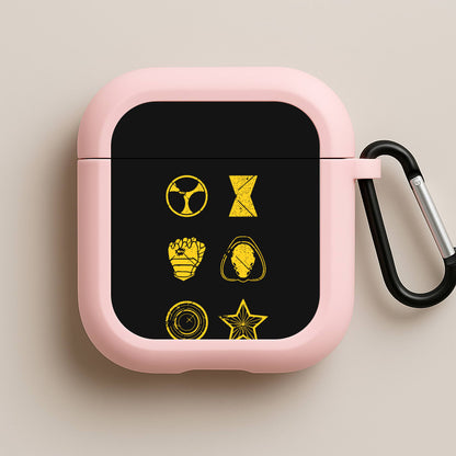 Antihero Symbols Pink AirPods Case