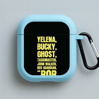 Antiheroes List Blue AirPods Case
