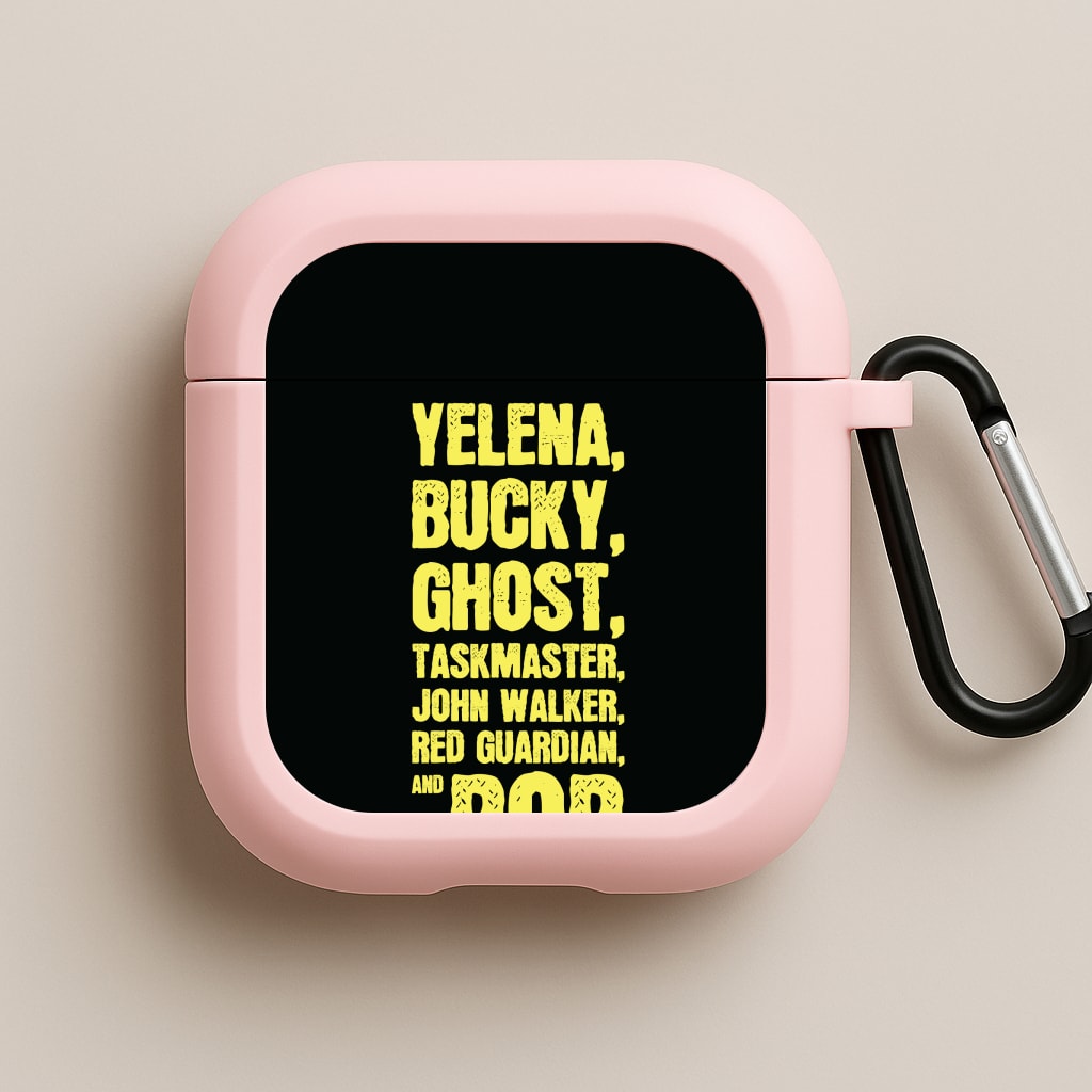 Antiheroes List Pink AirPods Case